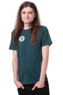 Männershirt Pusteblume grün