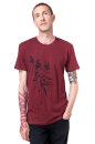 Bio-Männershirt Schilf ruby