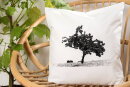 Kissenbezug Apfelbaum weiß 40*40