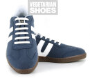 Veganer Sneaker Cheatah blau 44