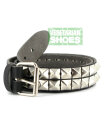 Veganer Pyramidengürtel Studded Belt Pyramid S (76 cm)