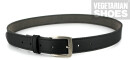 Veganer Gürtel Town Belt schwarz 30 inch/76 cm