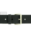 Veganer Gürtel Skinny Belt schwarz 26 inch/66 cm