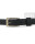 Veganer Gürtel Skinny Belt schwarz 30 inch/76 cm