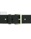 Veganer Gürtel Skinny Belt schwarz 38 inch/96,50 cm