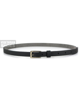 Veganer Gürtel Skinny Belt schwarz 42 inch/107 cm