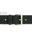 Veganer Gürtel Skinny Belt schwarz 42 inch/107 cm