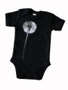 Babybody Pusteblume schwarz