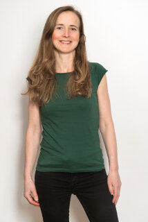 TT-Shirt Frau blanko forest S