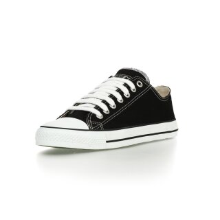 Fair Trainer White Cap Lo Cut Classic Jet Black/Just White