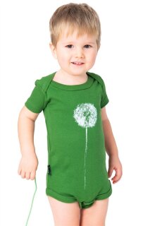 Babybody Pusteblume grün M (3-6 Monate)