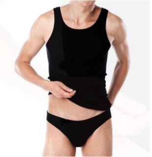 Unterhemd Joseph (Hemd ohne Arm), schwarz 4/S