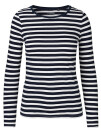 Gestreiftes Basic-Longsleeve S