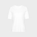 Frauen T-Shirt halblange Ärmel weiß