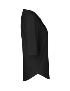 Schwarzes Half-Sleeve-Shirt
