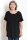 Frauen T-Shirt Half Sleeve Black XL