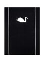 Bio&Fair-Trade Geschirrtuch Schwan, schwarz