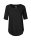 Frauen T-Shirt Half Sleeve Black XXL