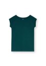 Fairtrade-Bio-Frauenshirt Cap Sleeve 2.0 Deep Teal