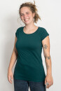 Frauenshirt Raglan Cap Sleeve deep teal S