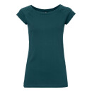 Frauenshirt Raglan Cap Sleeve deep teal S