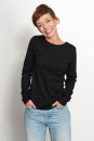 Basic-Longsleeve aus Fairtrade-Bio-Baumwolle schwarz S
