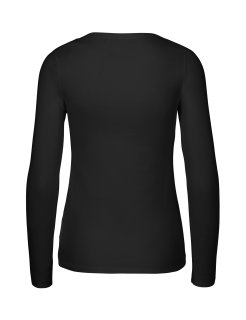 Basic-Longsleeve aus Fairtrade-Bio-Baumwolle schwarz XL