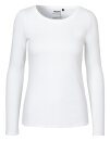 Basic-Longsleeve aus Fairtrade-Bio-Baumwolle weiß XS