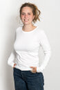 Basic-Longsleeve aus Fairtrade-Bio-Baumwolle weiß M
