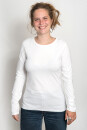 Basic-Longsleeve aus Fairtrade-Bio-Baumwolle weiß M