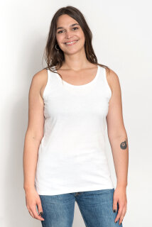 Frauen Tank Top white M