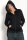 Frauen-Zip-Hoody aus fair gehandelter Biobaumwolle schwarz