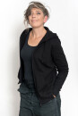 Frauen-Zip-Hoody aus fair Fairtrade- und GOTS-zertifizierte Baumwolle schwarz L