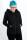 Frauen-Zip-Hoody aus fair Fairtrade- und GOTS-zertifizierte Baumwolle schwarz L