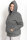 Frauen-Zip-Hoody aus fair gehandelter Biobaumwolle dark heather XL