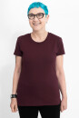 Klassisches Frauenshirt in bordeaux XL