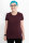 Klassisches Fairtrade-Bio-Frauenshirt in bordeaux XL