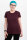 Klassisches Fairtrade-Bio-Frauenshirt in bordeaux XL