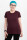 Klassisches Frauenshirt in bordeaux XL