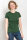 Klassisches Fairtrade-Bio-Frauenshirt in Dunkelgrün