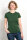 Klassisches Fairtrade-Bio-Frauenshirt in Dunkelgrün L
