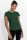 Klassisches Fairtrade-Bio-Frauenshirt in Dunkelgrün L