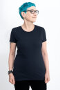 Klassisches Fairtrade-Bio-Frauenshirt in navy M