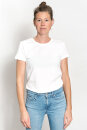 Klassisches Fairtrade-Bio-Frauenshirt weiß
