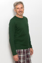 Männer Longsleeve bottle green L