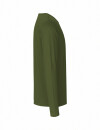 Männer Basic-Longsleeve olivgrün L