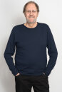 Männer Basic-Longsleeve navy S