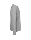 Männer Basic-Longsleeve hellgrau meliert M
