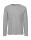 Männer Basic-Longsleeve hellgrau meliert M