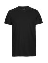 Männer Fit-T-Shirt schwarz